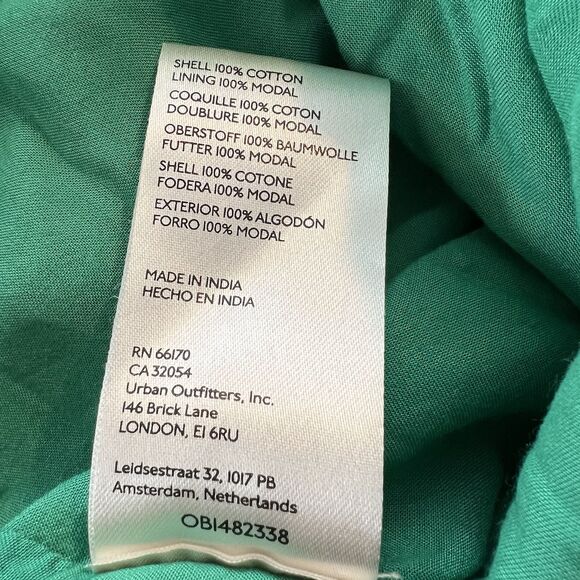 Anthropologie Green Floral Maxi Dress - Picture 5 of 5